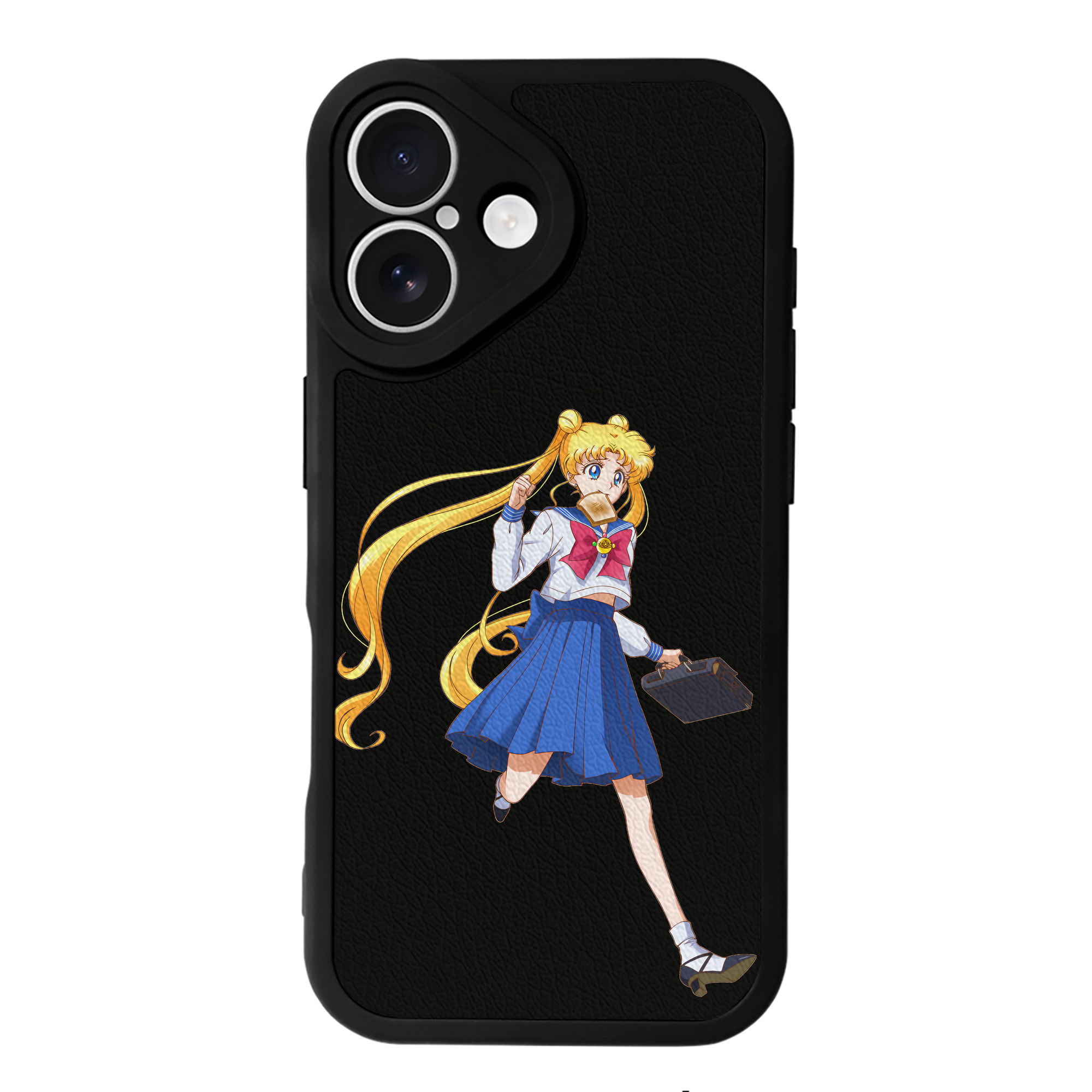 （画像用） 美少女戦士セーラームーン 愛野 美奈子 あいの みなこ Sailor Moon Aino Minako 【iPhone 16シリーズ対応】シリコンスマホケース（レザー調） 材質：シリコン